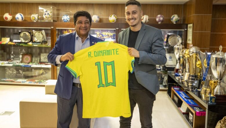 Rodrigo Dinamite visita a CBF