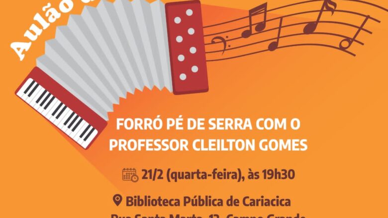 Aulão Mensal de Forró Pé de Serra na Biblioteca de Cariacica: Uma Celebração da Saúde e do Ritmo Contagiante