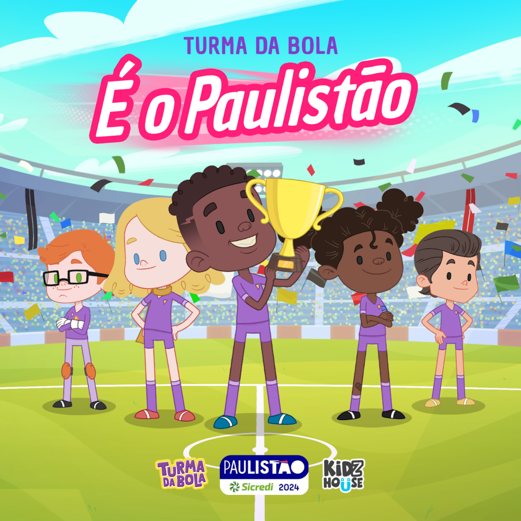 Paulistão Kids: Turma da Bola lança videoclipe do ‘Paulistão Sicredi’ em parceria com a Federação Paulista de Futebol