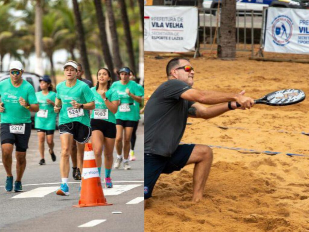 Vila Velha Vibra com a Energia do Torneio de Beach Tennis e a Adrenalina da Corrida de Rua