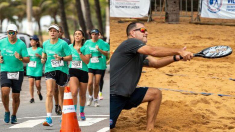 Vila Velha Vibra com a Energia do Torneio de Beach Tennis e a Adrenalina da Corrida de Rua