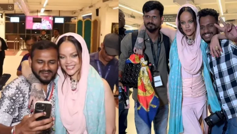Rihanna Encanta Paparazzi e Fãs no Aeroporto de Jamnagar, Índia, após Performance Eletrizante nas Celebrações de Casamento de Ambani