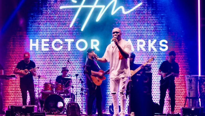 Hector Marks grande promessa da música brasileira faz show no festival gastronômico de Martins