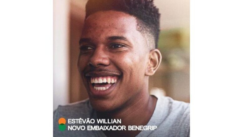 Estêvão Willian é o mais novo embaixador de Benegrip