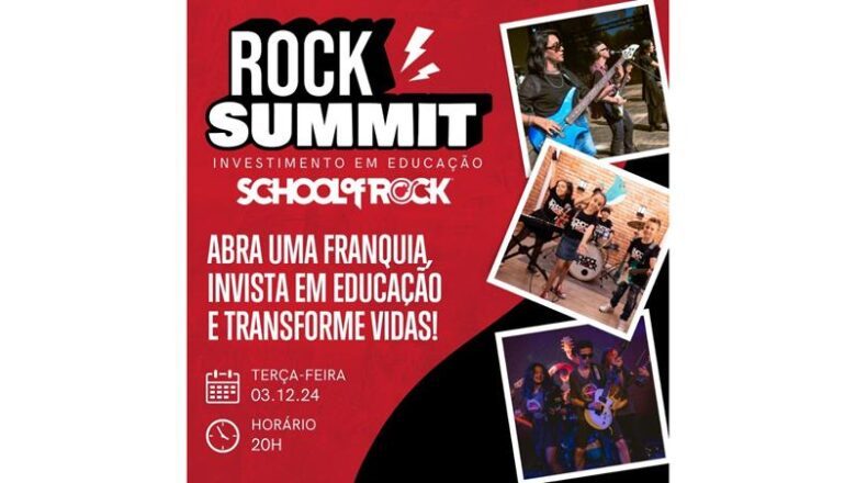 School of Rock realiza evento para apresentar a rede para potenciais Franqueados