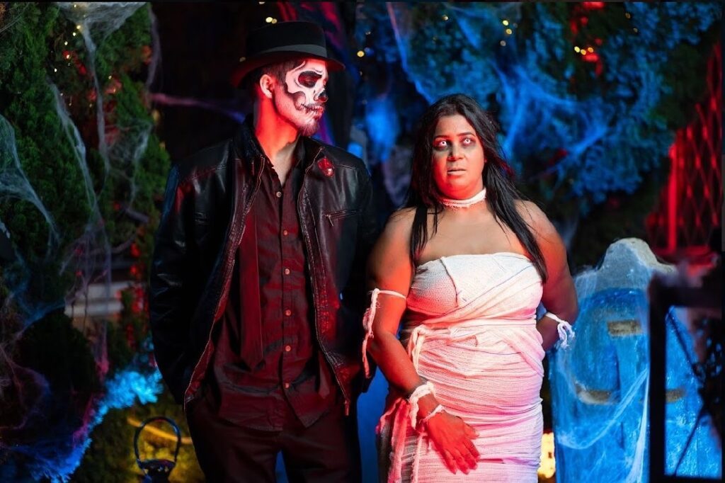 Jerff Almeida e Roberta Vaz Marcam Presença na Tektokween: A Grandiosa Festa de Halloween do TikTok