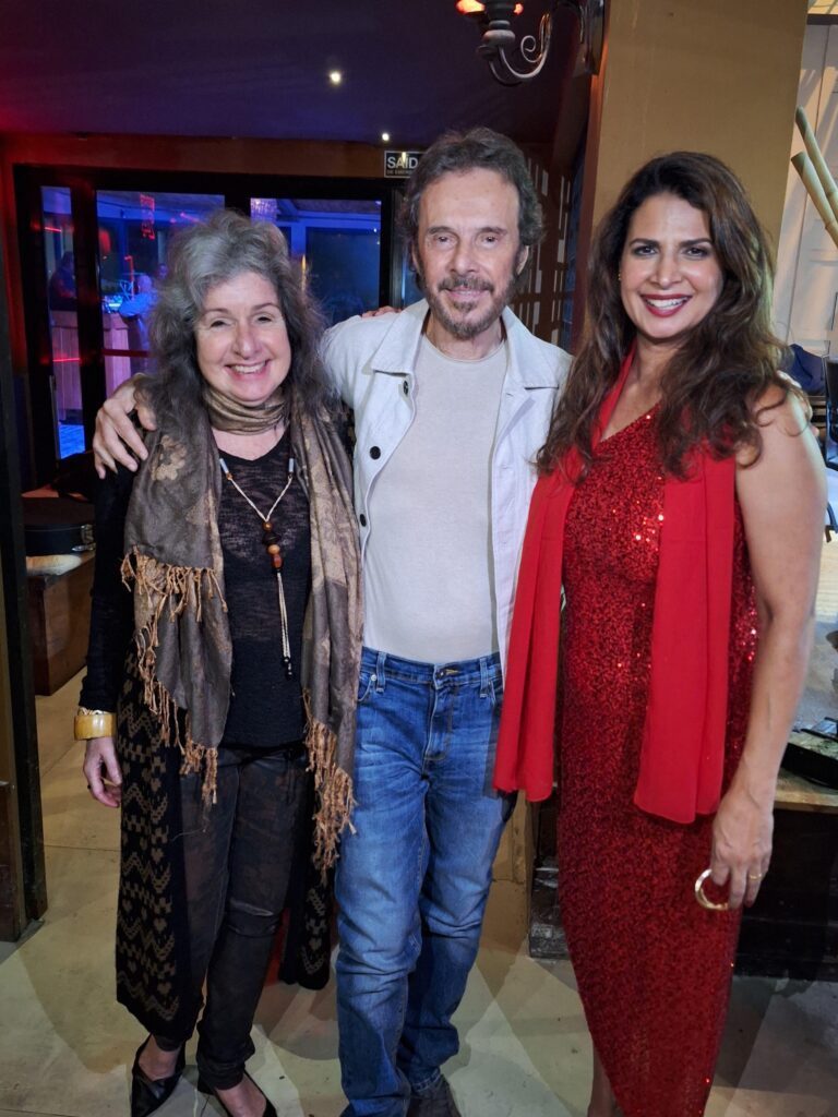 Thaís Fraga, Paulo Massadas e Daniela Colla