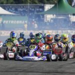 Theo Morgado, Pedro Faria e Marco Antônio Raimundo disputam os títulos de campeão brasileiro na fase final do Campeonato Brasileiro de Kart 2024, no Kartódromo San Marino, em Paulínia