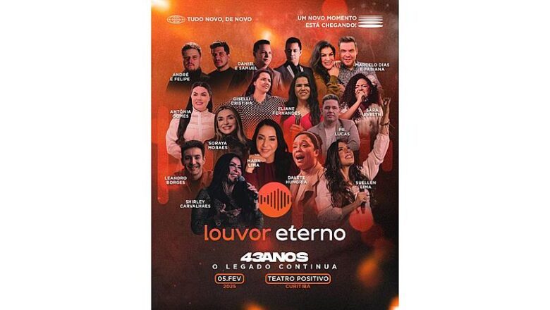 Louvor Eterno retorna ao mercado em grande estilo e anuncia gravação de DVD comemorativo de 43 anos