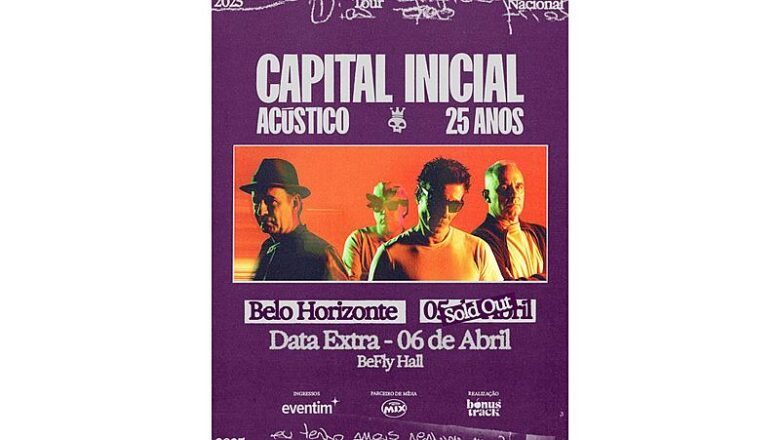 Após Sold Out, Capital Inicial anuncia nova data do Acústico em Belo Horizonte