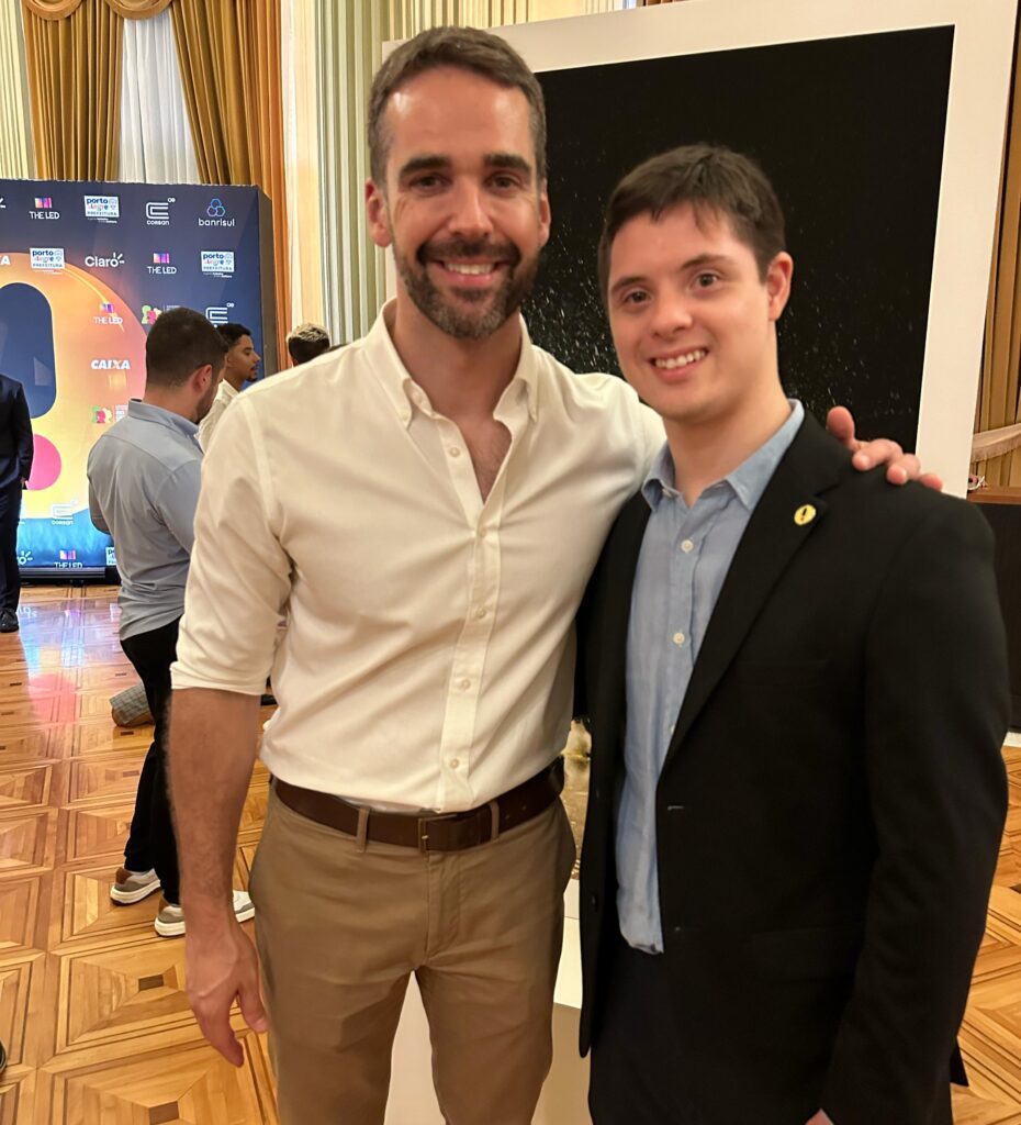 Eduardo Leite e João Vitor de Paiva