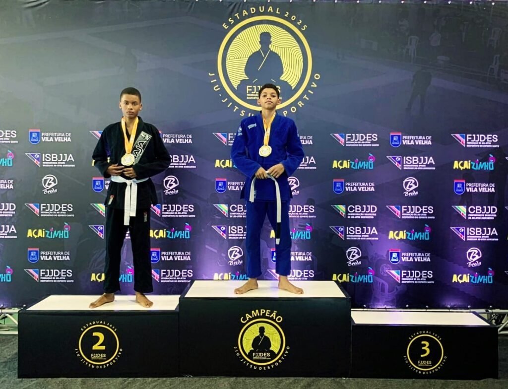 Mickael Santos brilha na 1ª etapa do Campeonato Estadual de Jiu-Jitsu Desportivo