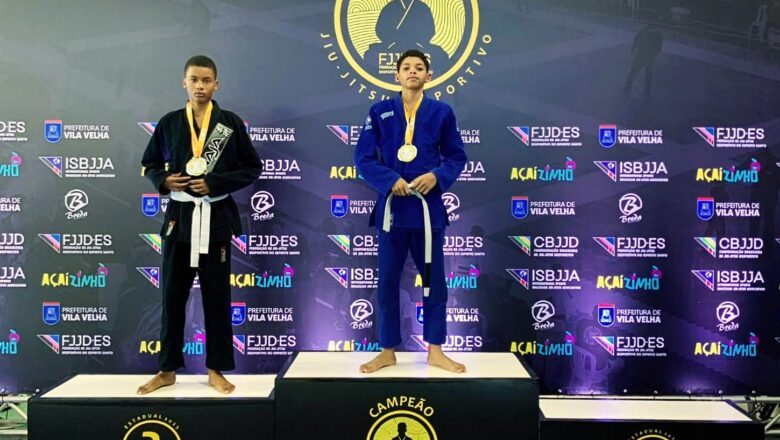 Mickael Souza brilha na 1ª etapa do Campeonato Estadual de Jiu-Jitsu Desportivo