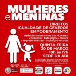 ABI promove evento sobre direitos, igualdade de gênero e empoderamento de mulheres e meninas