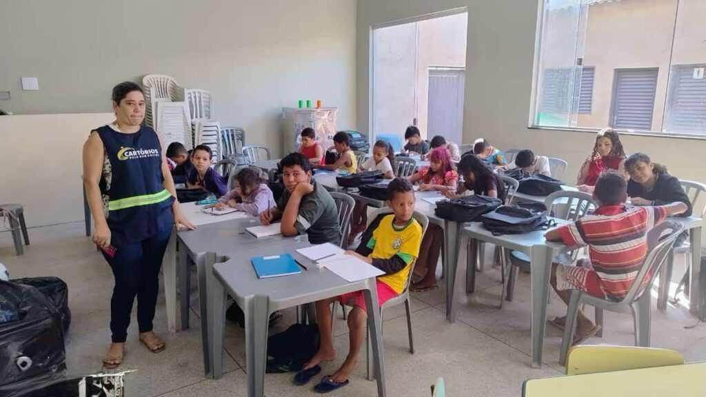 Aula de reforço escolar