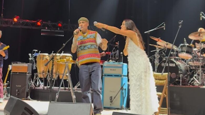 Sophia Stedile encanta público ao lado de Ben Harper em São Paulo