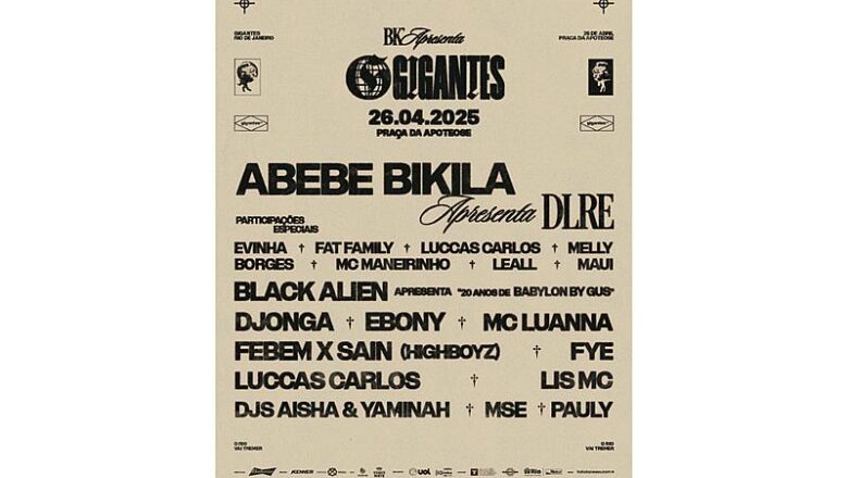 Festival GIGANTES estreia com patrocínio da Budweiser, Red Bull, Chivas, Kenner e Xeque Mate, e celebra parceria com Altafonte na primeira edição
