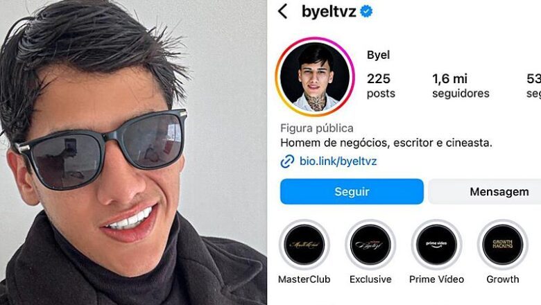 “A internet está evoluindo muito rápido”, afirma Byel, influenciador com milhões de seguidores