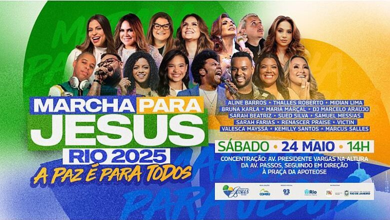 Confira o esquema especial do trânsito para a Marcha Para Jesus do Rio de Janeiro