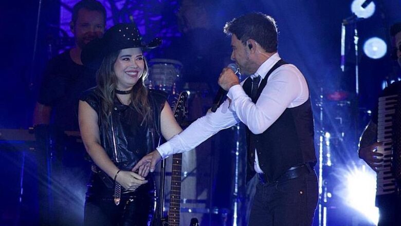 Luana Magalhães brilha ao lado de Zezé Di Camargo, em noite histórica, em Goiás