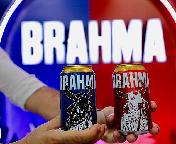 Brahma lança latas personalizadas de Parintins 2025 comarte, paixão e muita Brahmosidade: um brinde à cultura doNorte e às festas populares do Brasil!