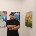 Artista neurodivergente Augusto Mangussi expõe obra no Congresso Jornada do Autismo, em Brasília
