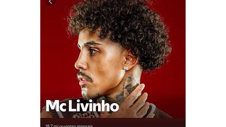 MC Livinho se torna o MC mais escutado do Brasil