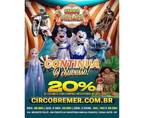 O Circo Mudou no Anália Franco — E Está Pronto Para Encantar Você!