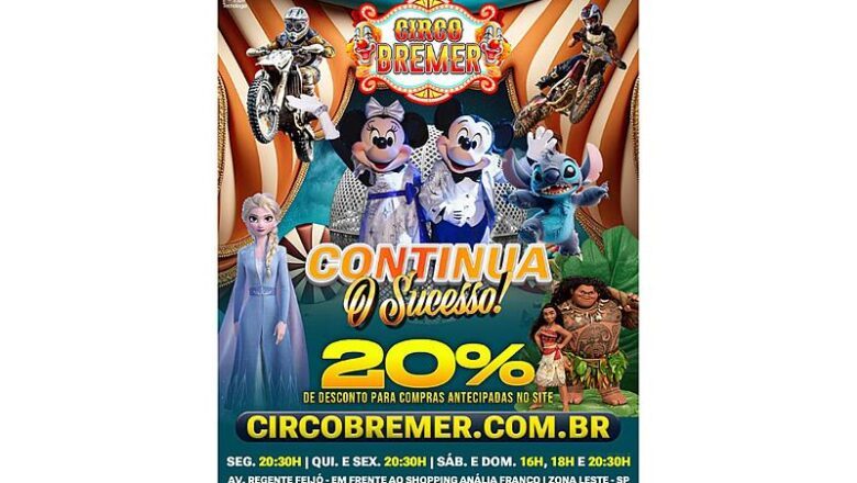O Circo Mudou no Anália Franco — E Está Pronto Para Encantar Você!