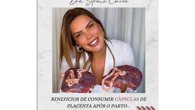 Dra. Silvana Corrêa destaca os benefícios de consumir cápsulas de placenta após o parto