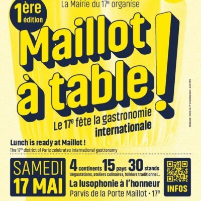 Paris celebra a diversidade gastronômica mundial no festival “Maillot à Table”