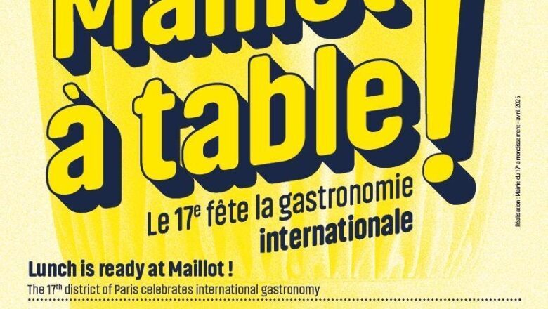 Paris celebra a diversidade gastronômica mundial no festival “Maillot à Table”