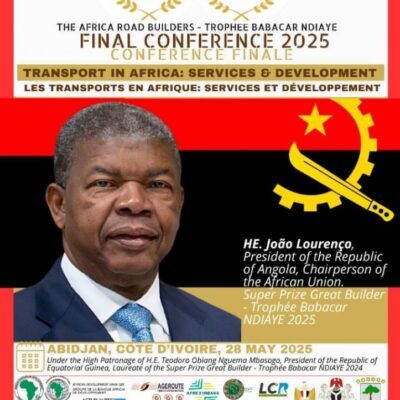 Presidente de Angola João Lourenço recebe prêmio internacional por melhorias nas estradas e infraestrutura