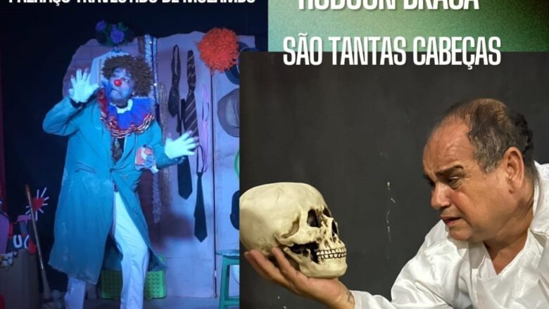 “São Tantas Cabeças”: Monólogo de Hudson Braga Celebra 40 Anos de Palco com Reflexão Profunda sobre a Condição Humana