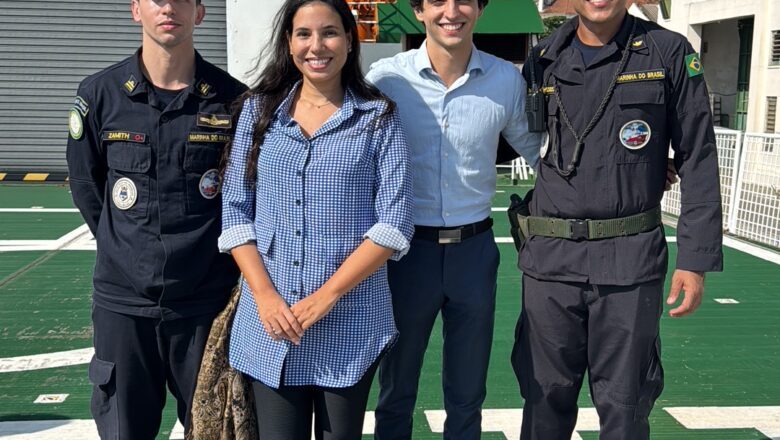 “Chá de Sal” de doutoranda da EGN, visita Navio Polar