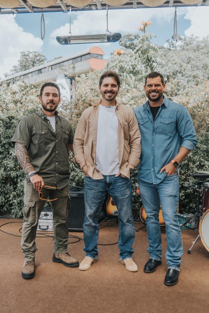 Sócios fundadores TXC Rafael Lima, Rubens Inácio e Antônio Neto