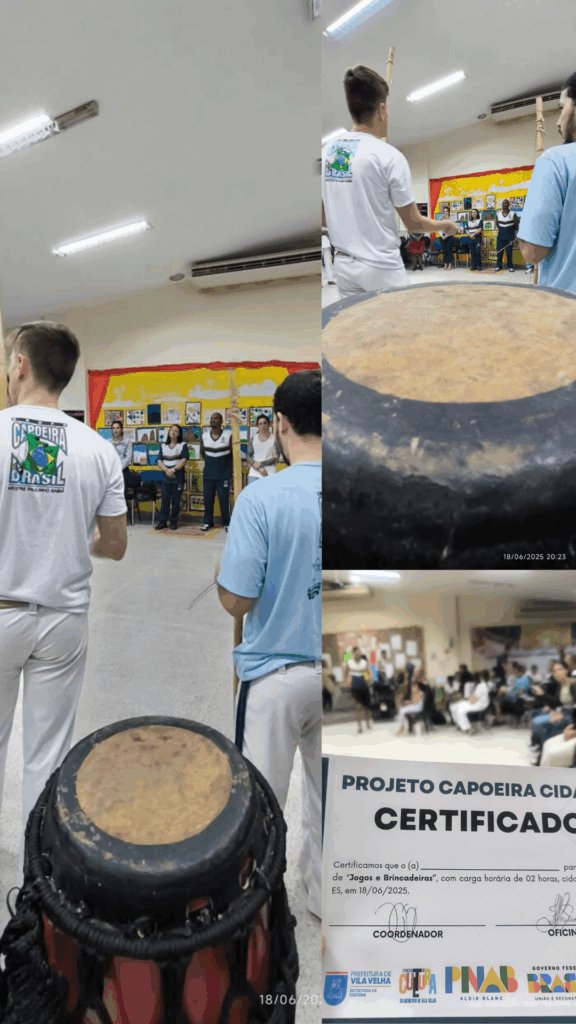 integração, musicalidade e cultura afro-brasileira em destaque.