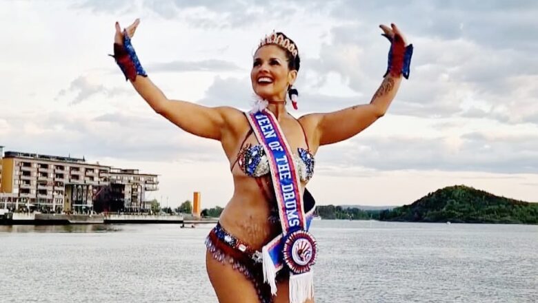 Rainha da Bateria e Embaixadora do Samba: Mariana Peraca leva a cultura brasileira à Noruega e à Europa.