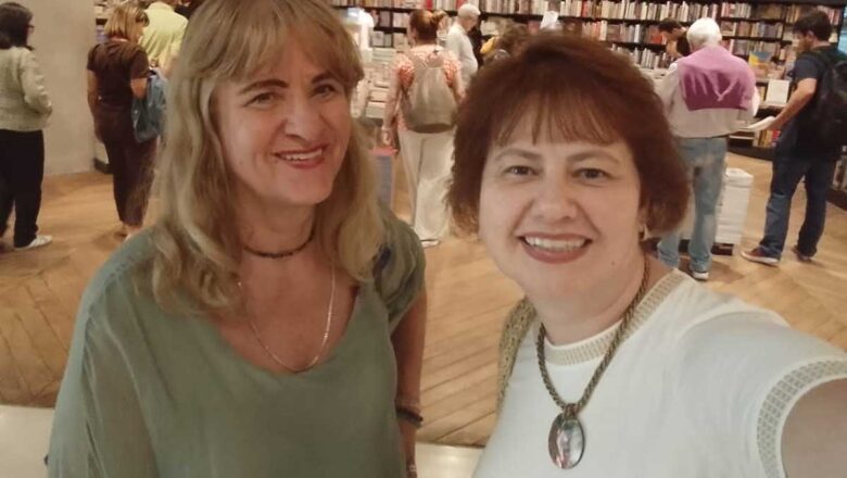 Narjara Turetta e outros notáveis recepcionam a atriz Luzimar Trottmann