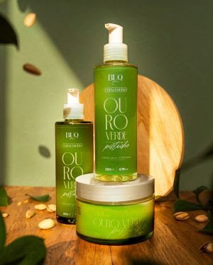 O luxo natural do autocuidado: conheça o Ouro Verde Pistache, novo lançamento da Buq Care