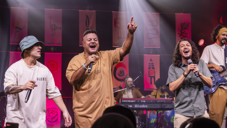 “Maré Cheia”, parceria entre Alma Djem e Chimarruts, abre EP “PÔR DO SOL” com reggae de afeto