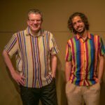 Músico Italiano Emmanuelle Baldini e o violinista mineiro Guilherme Pimenta juntos