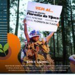 Meu Kantinho promove oficina socioambiental no Parque Nacional da Tijuca com plantio, dinâmicas educativas e desfile do MK Moda Verde