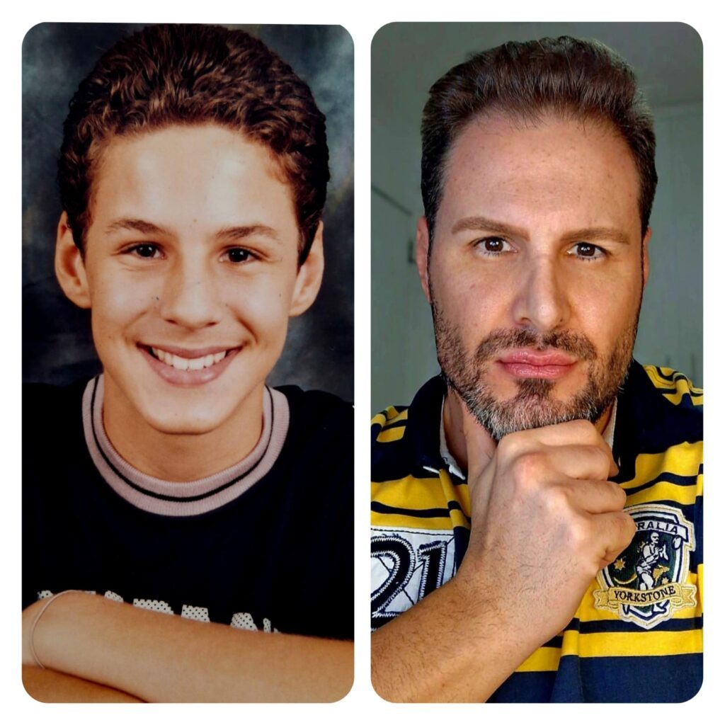 No Dia das Crianças, Bernardo Langlott compartilha foto exclusiva da infância: “Já era artista!”