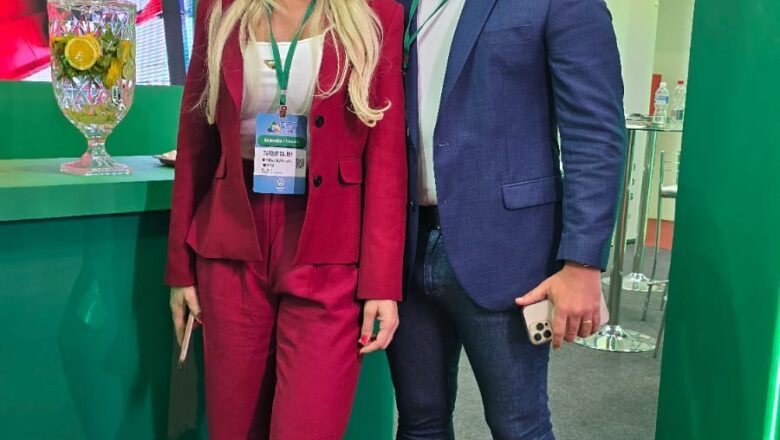 Robson Miranda e Marquit Rauber circulam pelos corredores da Eco Expo