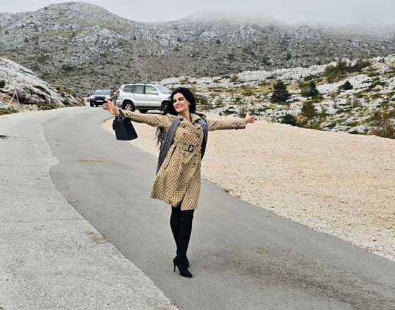 Modelo Priscila Latoia conhece a Croácia