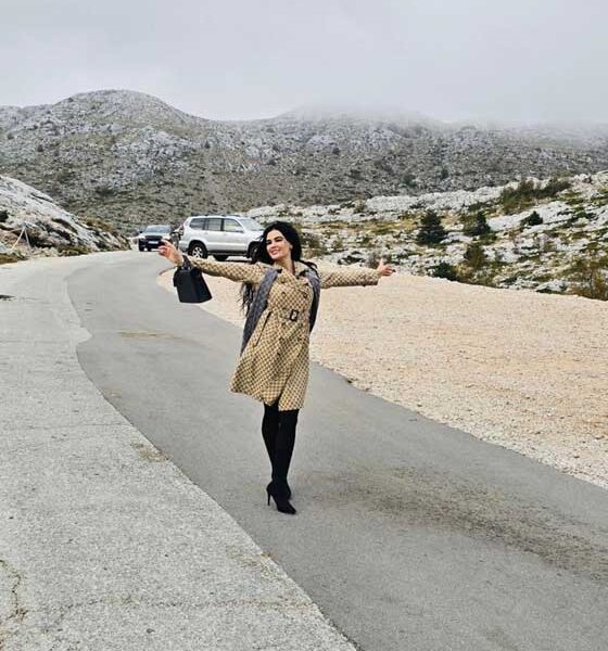 Modelo Priscila Latoia conhece a Croácia