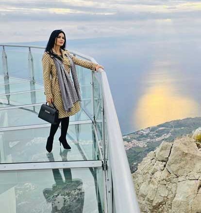 Modelo Priscila Latoia conhece a Croácia