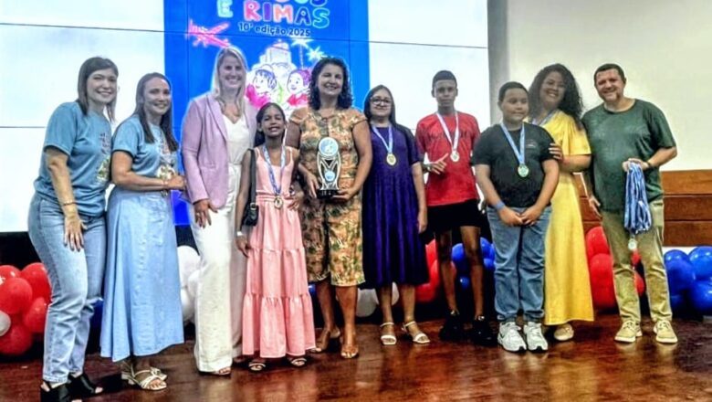 Alunos da UMEF Alger Ribeiro são Premiados na 10ª Edição do Concurso Literário Entre Versos e Rimas de Vila Velha