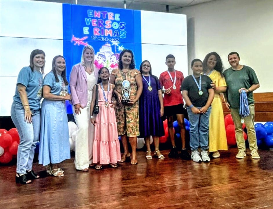 Alunos da UMEF Alger Ribeiro são Premiados na 10ª Edição do Concurso Literário Entre Versos e Rimas de Vila Velha